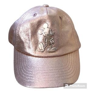 Disneyland Kids Hat Rose Gold Like New